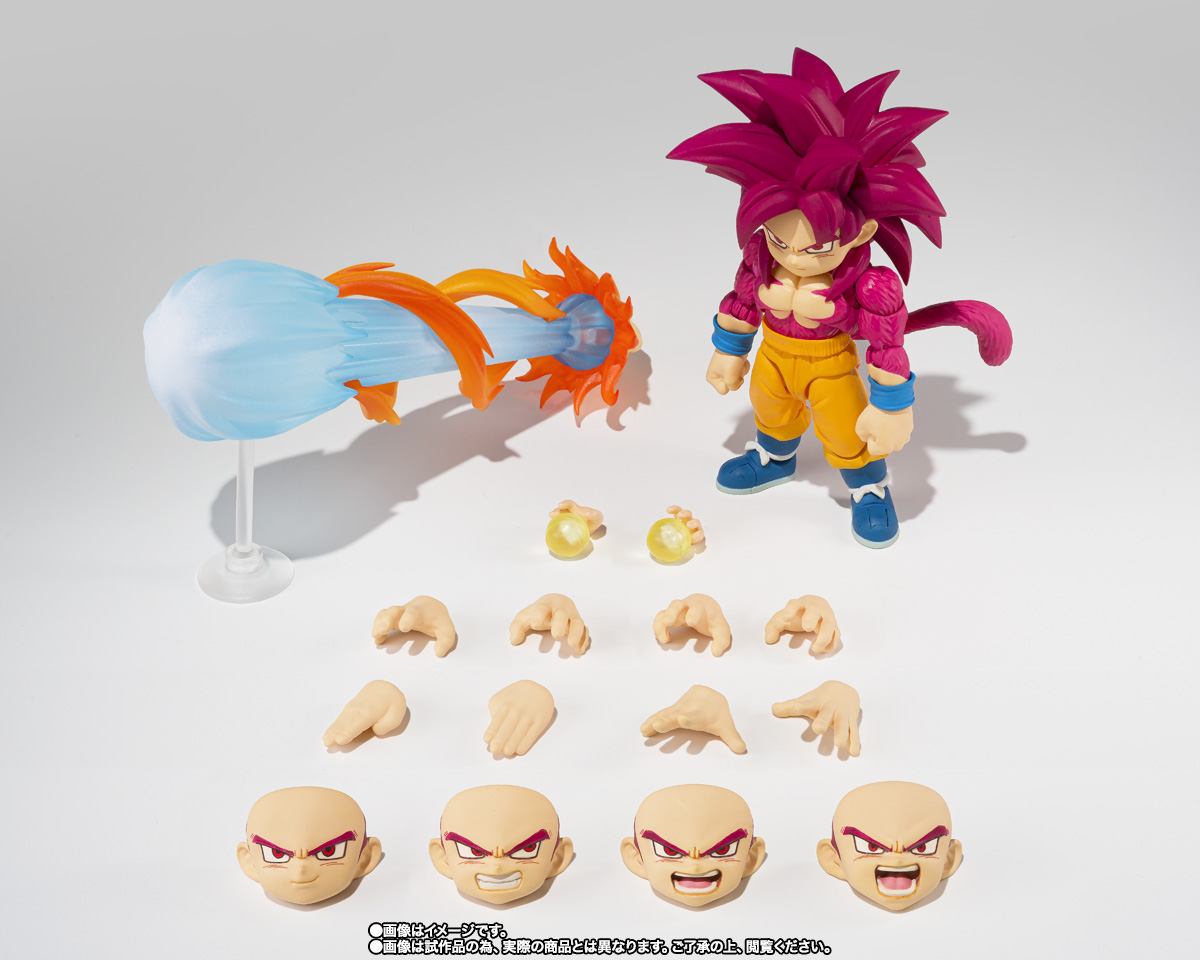 新作！「S.H.Figuarts スーパーサイヤ人4孫悟空(ミニ)-DAIMA-」が 