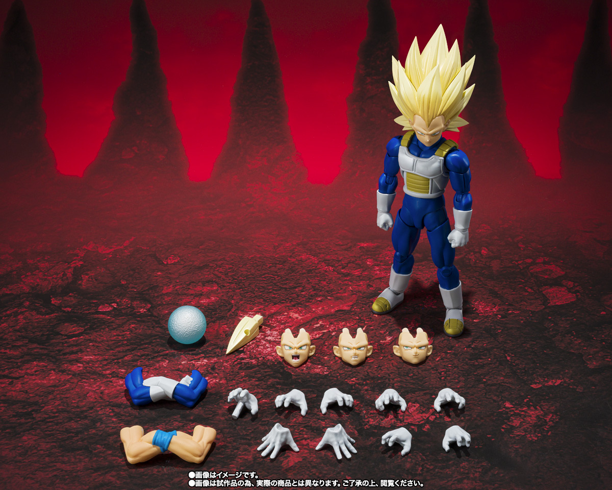 新作！「S.H.Figuarts スーパーサイヤ人3ベジータ-DAIMA-」が 